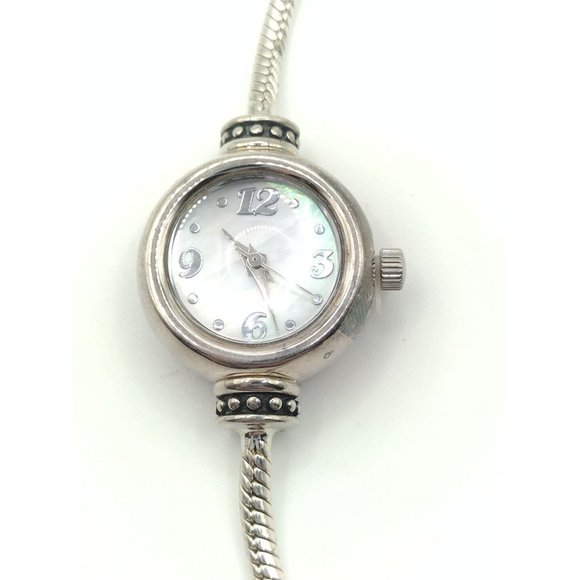 Sterling Silver Mother of Pearl Face Women\'s Watch main image 4